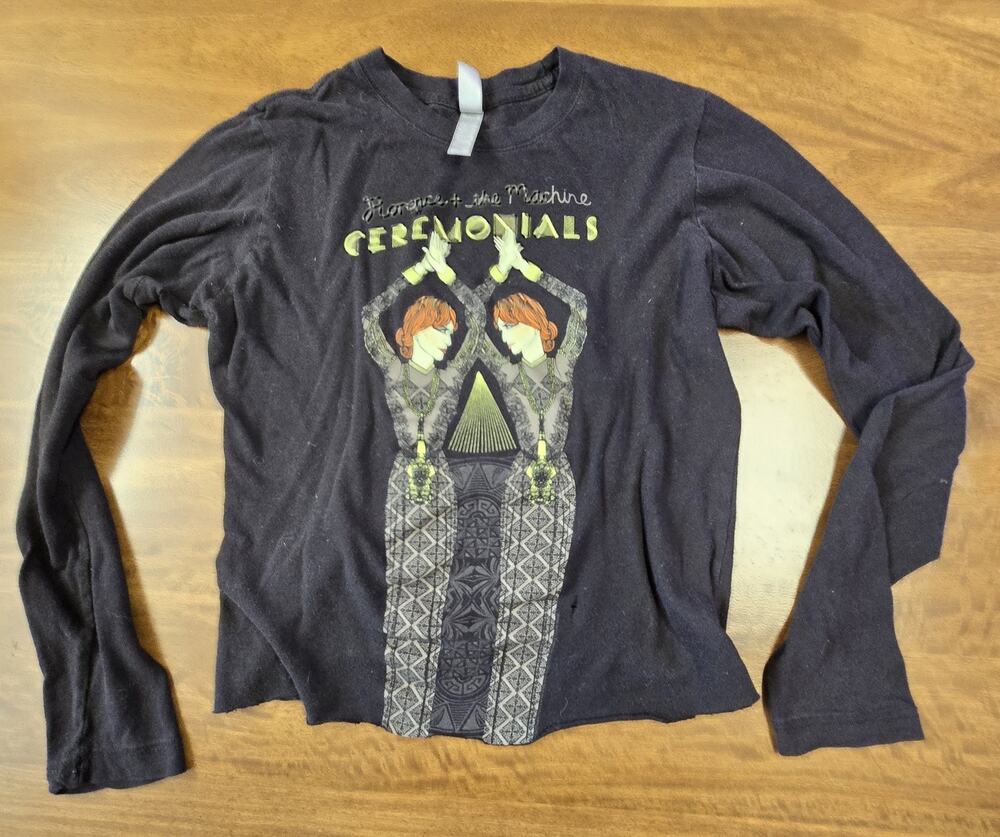Florence + the Machine Ceremonial Long Sleeve Women Small Distressed